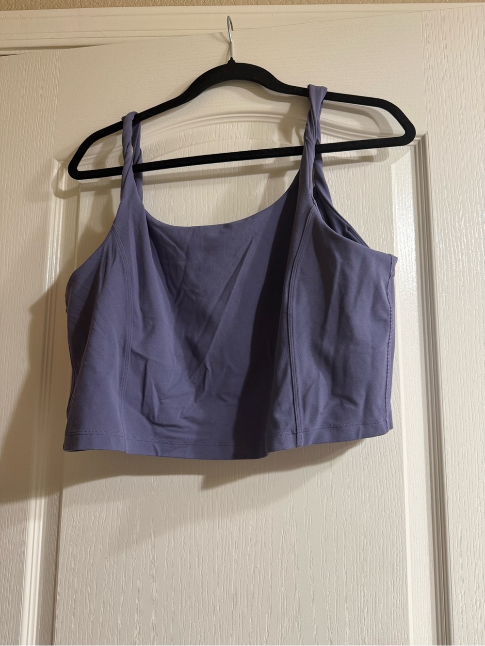 Lululemon Align Twist Strap Cropped Tank Top in Grape Mist XL